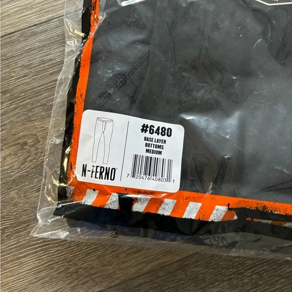 Two Pairs Ergodyne N-Ferno 6480 Base Layer Thermal Bottoms - Black - Picture 3 of 3